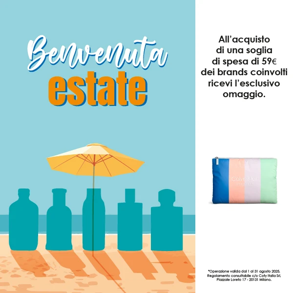 In regalo la pochette CK con le minitaglie